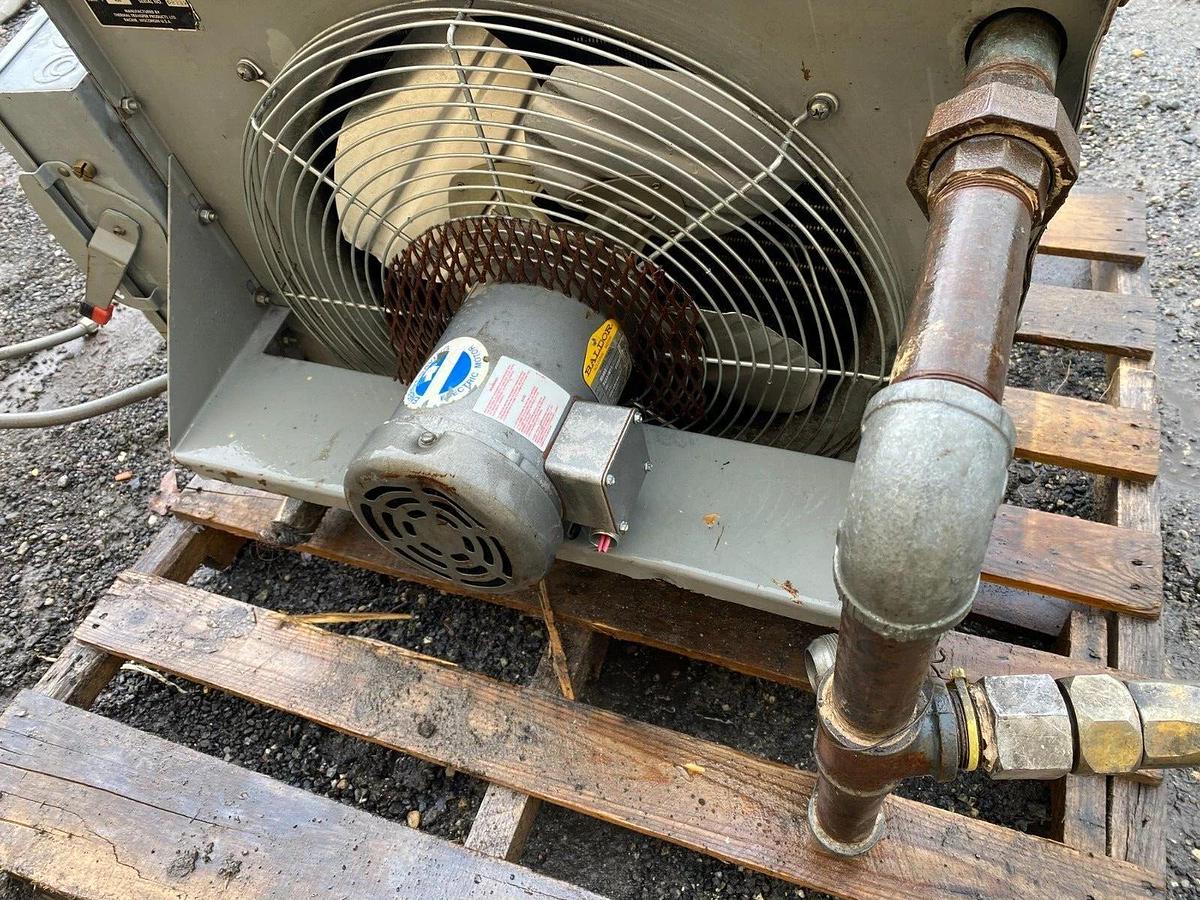 Used Thermal Transfer A0-25 Heat Exchanger 300 PSI, temp F 400 Baldor Motor 3 ph