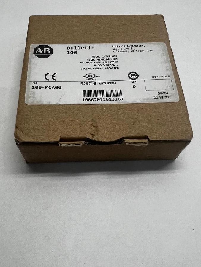 Allen Bradley 100–MCA00 Mechanical Interlock - NEW