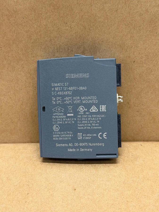 Used Siemens 6ES7 131-6BF01-0BA0 Digital Input Module
