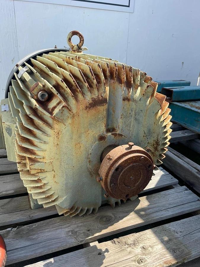 Used Champion 30X22 Hammer Mill w/ Reliance 125HP, 3750RPM Motor, S/N 102149