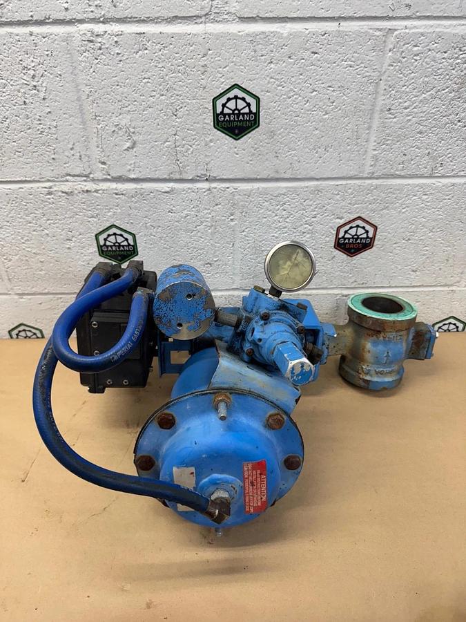 Used Neles Jamesbury 2-3/8” V-Ball Control Valve w/ NE727S/S1 Positioner