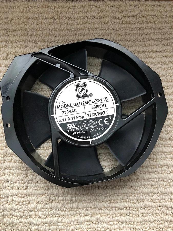 Used Orion Fans OA172SAPL-22-1TB