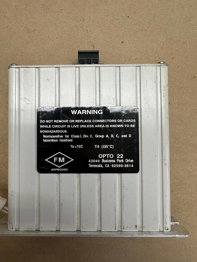 Used OPTO 22 SNAP-PS24 Loop Power Supply 24V @ 3/4A