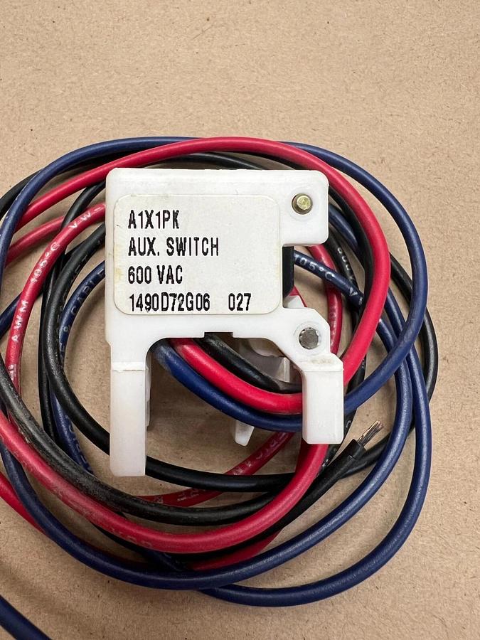 Used Cutler Hammer A1X1PK 600VAC Auxiliary Switch