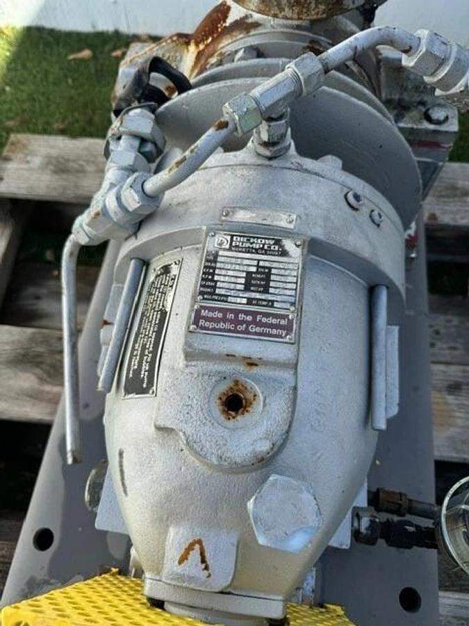 Used Dickow NMWRs SN:02174334 3”/ 1.5”/ 6.5” Pump, Siemens PE 21 Plus 7.5Hp AC Motor