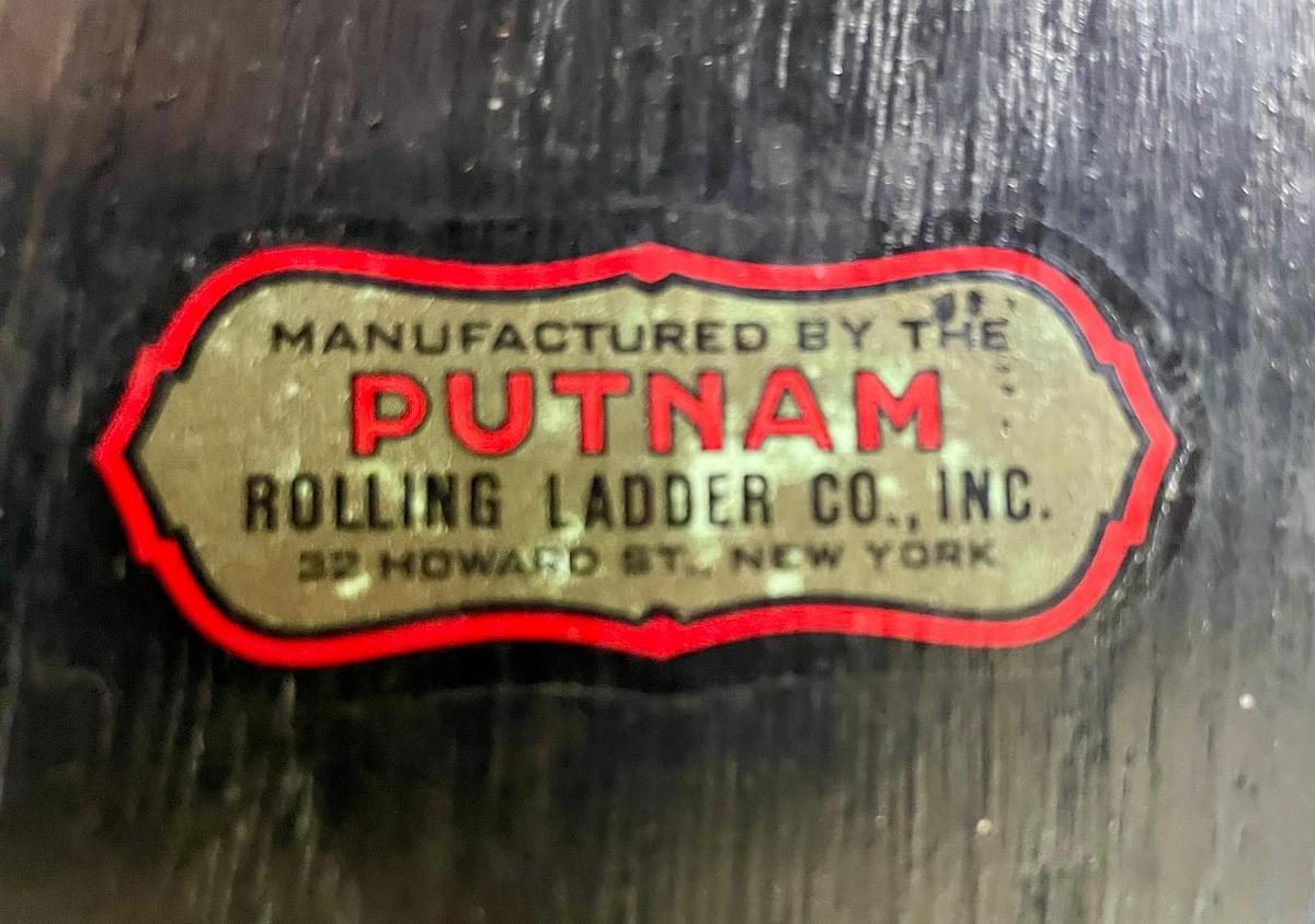 Used Vestil COL-AL-6-56-23 6 Step Steel Crossover Ladder