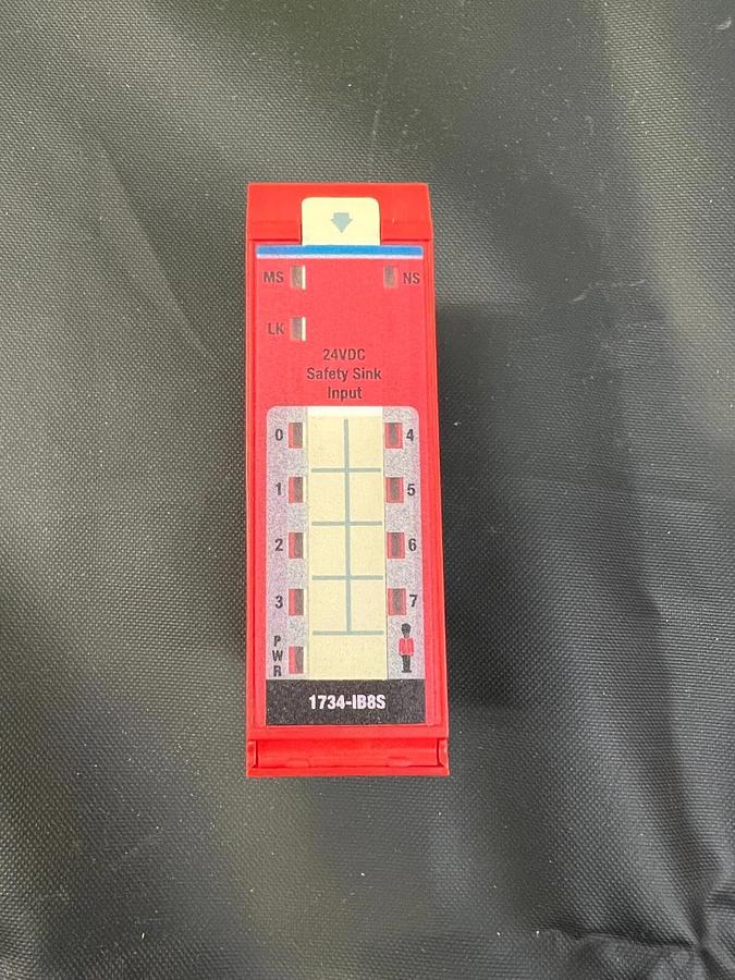 Used Allen Bradley 1734-IB8S Series B Point Guard I/O Safety Input Module