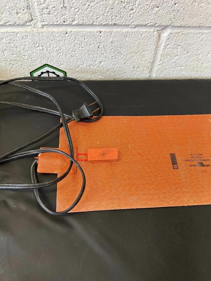 Used Watlow 060250C1 120V/750 Watts Silicone Rubber Heater