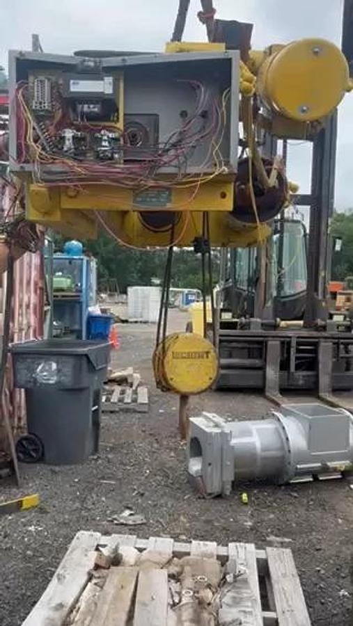 Used Acco 532-20-10486 Electric Hoist, 6000 lbs/3 Ton Capacity