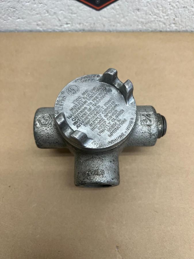 Used Crouse-Hinds GUAW24 Conduit Outlet Box, Explosion Proof