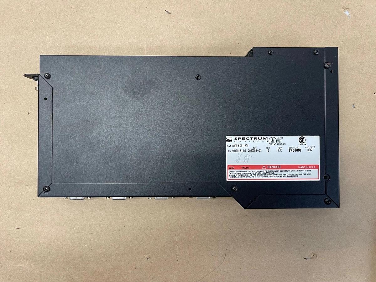 Used Spectrum Controls 8000 SCP-204 Series E Communication Process Module