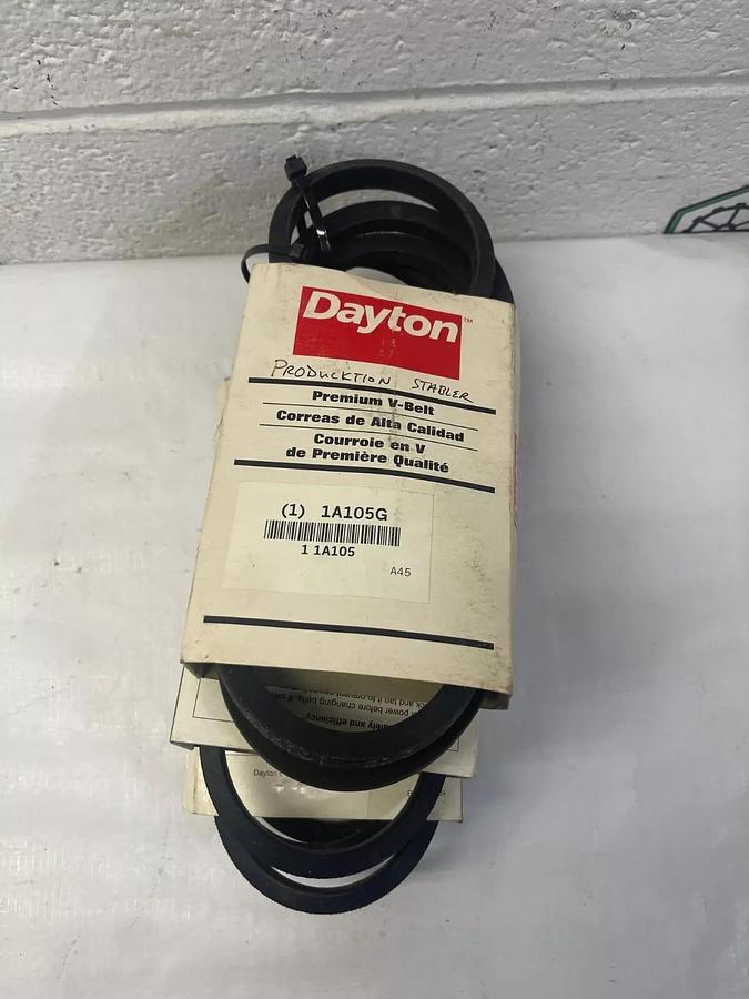 Used Dayton 1A105G, Premium V-Belt - Lot of 4