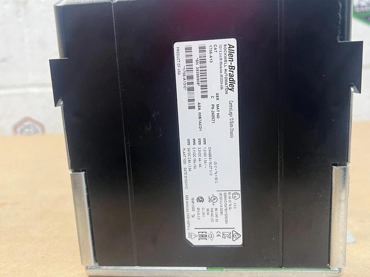 Used Allen-Bradley 1756-A13 ControlLogix 13 Slots Chassis