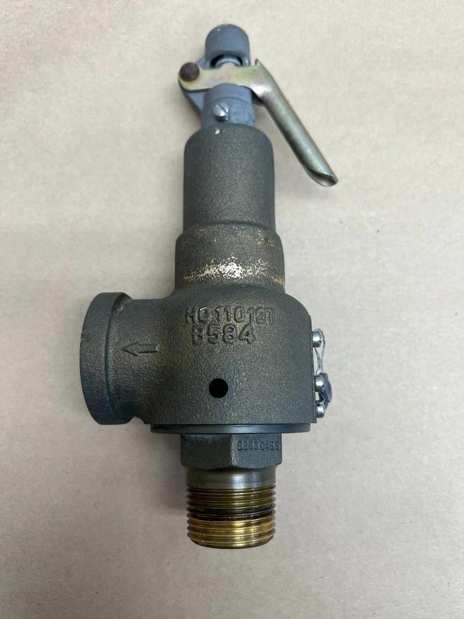 Used Kunkle Valve 6010FEM01-KM Relief Valve, 1”, 90 PSIG