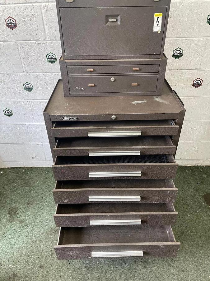 Used Kennedy Drawer Roller Cabinet 3 Piece Complete Tool Box