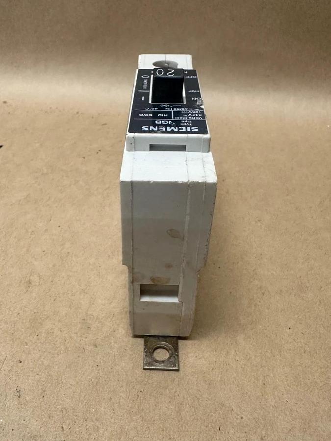 Used Siemens NGB1B020 20A 1 Pole Circuit Breaker