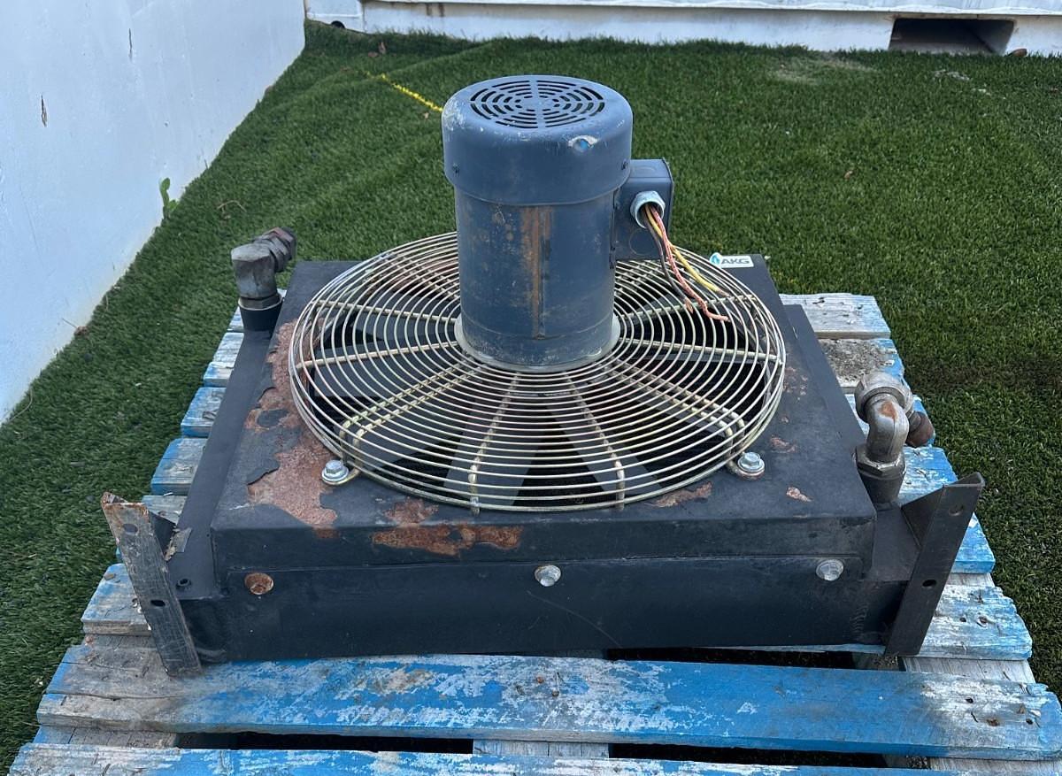 Used AKG ACD40-3 250Psi Heat Exchanger w/ Leeson 110048.00 1Hp Motor @ 1725Rpm