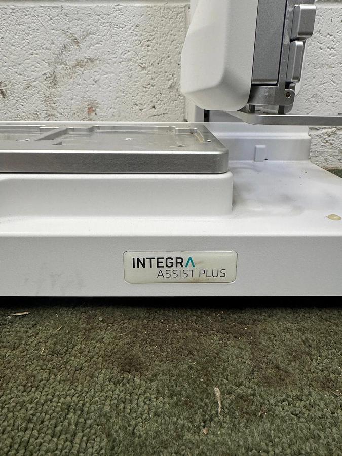 Used Integra ASSIST PLUS Pipetting Robot Base, 22.8-25.2 VDC, 100 W, Robot Base