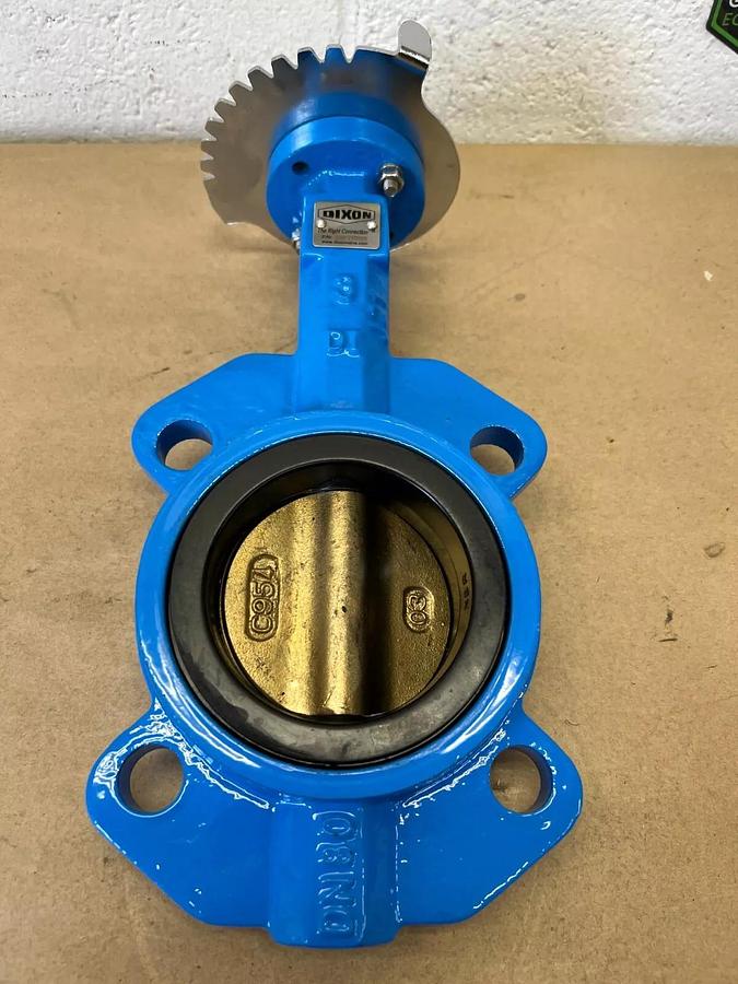 Used Dixon BBFVW300 3” Wafer Style Butterfly Valve