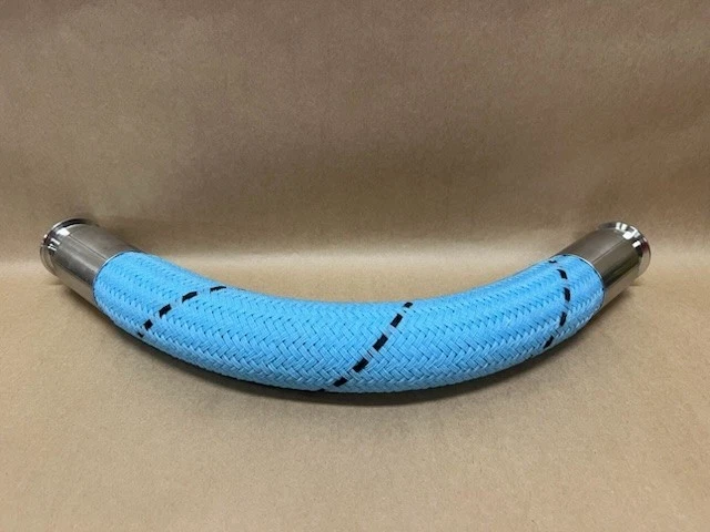 Used 25", PTFE Blue Polypro Braided Hose