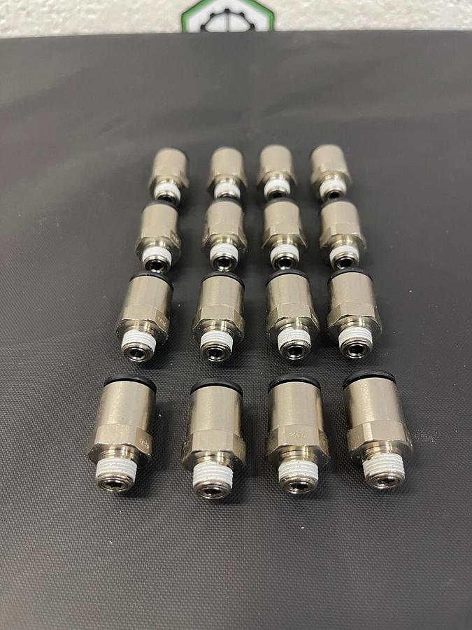 Used Legris Push-to-Connect Tube to Male NPT Tube Fitting, Connector, 1/8” Thread