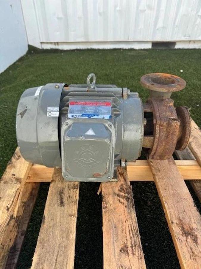 Used Tatung BBFC-HDA 7-1/2Hp Motor @ 3500RPM, 3.5 x 3.5 Chinese Pump