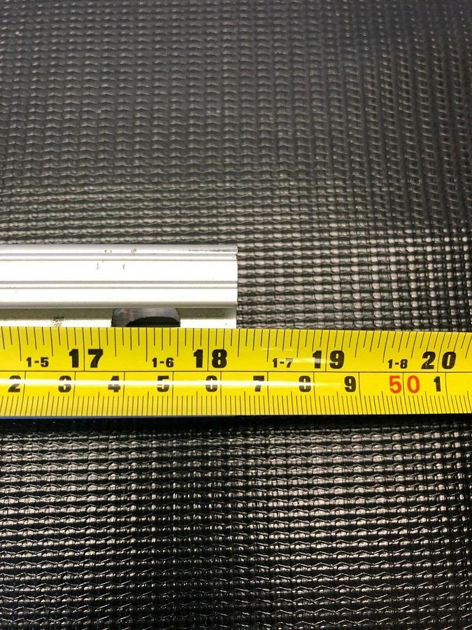Used Lot of 7 Extruded Aluminum 80/20 T-Slot 1.5" x 1.5" 10-10 Clear Anodized Finish