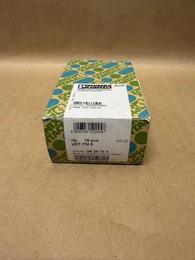 Used Phoenix Contact UCT-TM 5 Marker for Terminal Block, 10 Pcs *FACTORY SEALED*