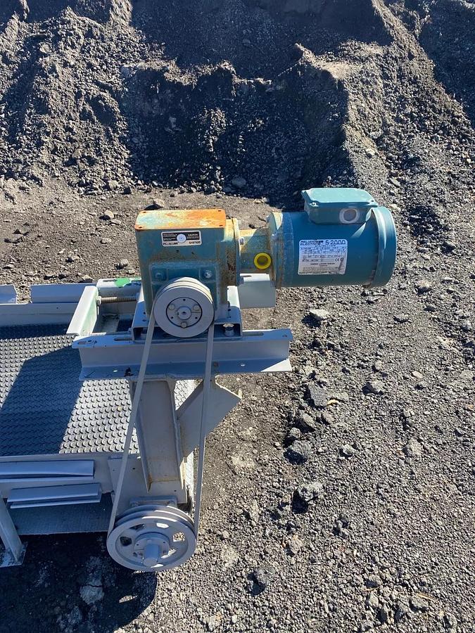 Used Conveyor Belt W:35” L:16’ Crescent Top Belt, Reliance Electric 1HP 1725RPM Motor