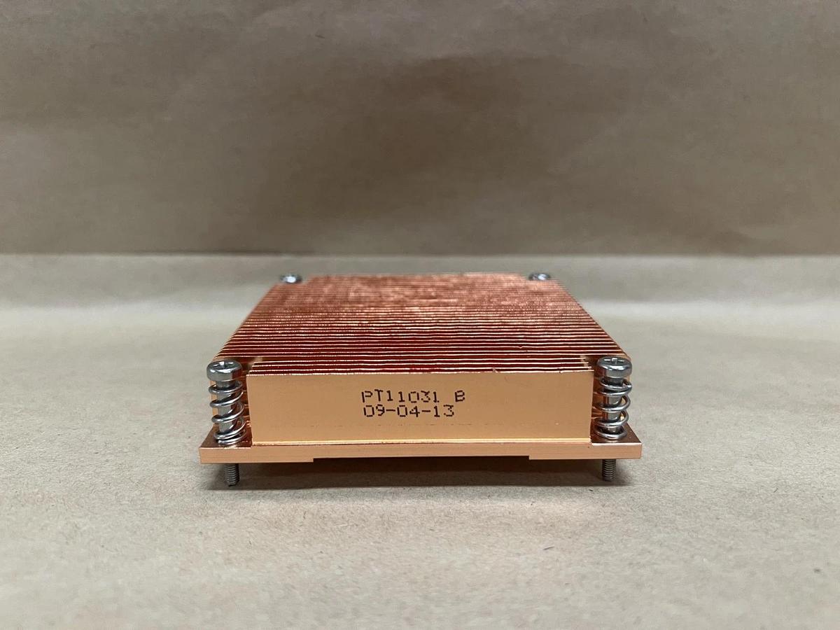 Used Eaton PT11031 B 1U Server CPU Passive Copper Heatsink