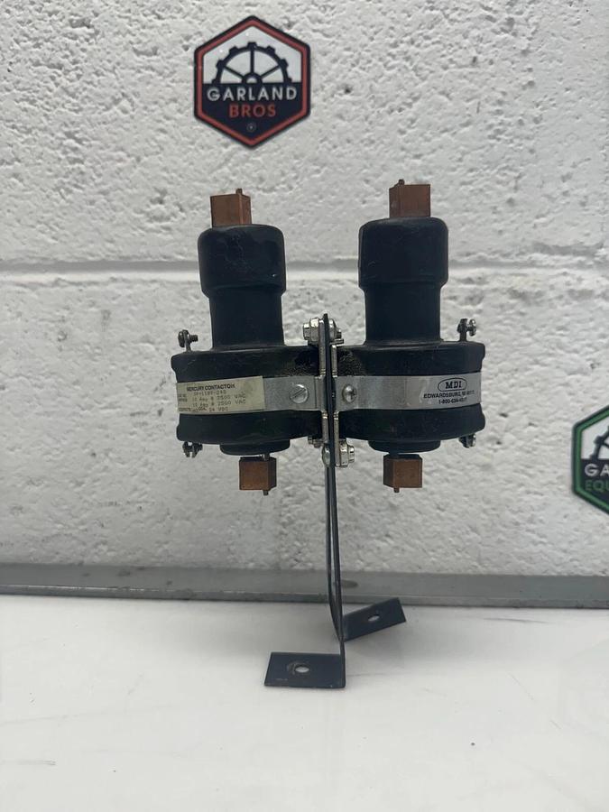 Used MDI SP-1189-24D Mercury Contactor (Lot of 2) 24VDC, 10A @ 3500VAC, 15A @ 2500VAC