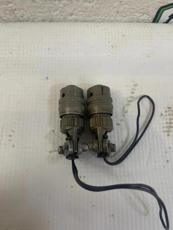 Used Amphenol PT06E-8-4S (SR) 1826 Connectors - Lot of 2