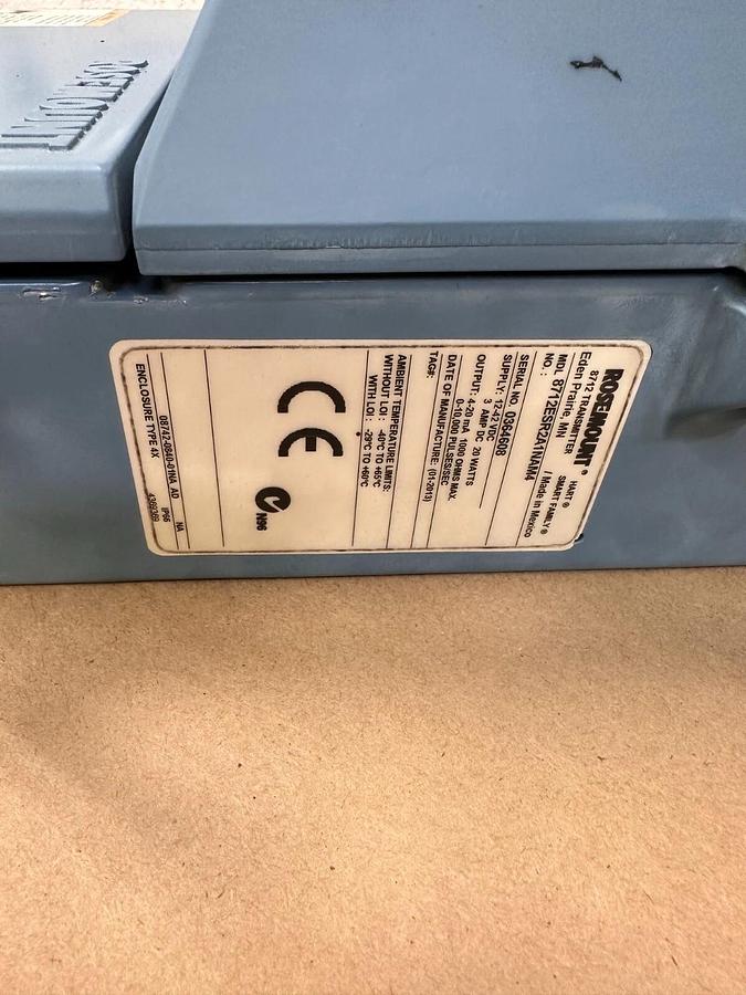 Used Rosemount - 8712ESR2A1NAM4 - Magnetic Flow Transmitter 8712E - Tested & Working