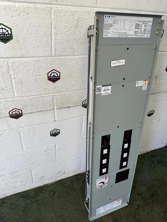 Used Eaton POW-R-Line PRL3A Panel Board, w/ HFDE316032 HFDE 65K 160A Main Breaker