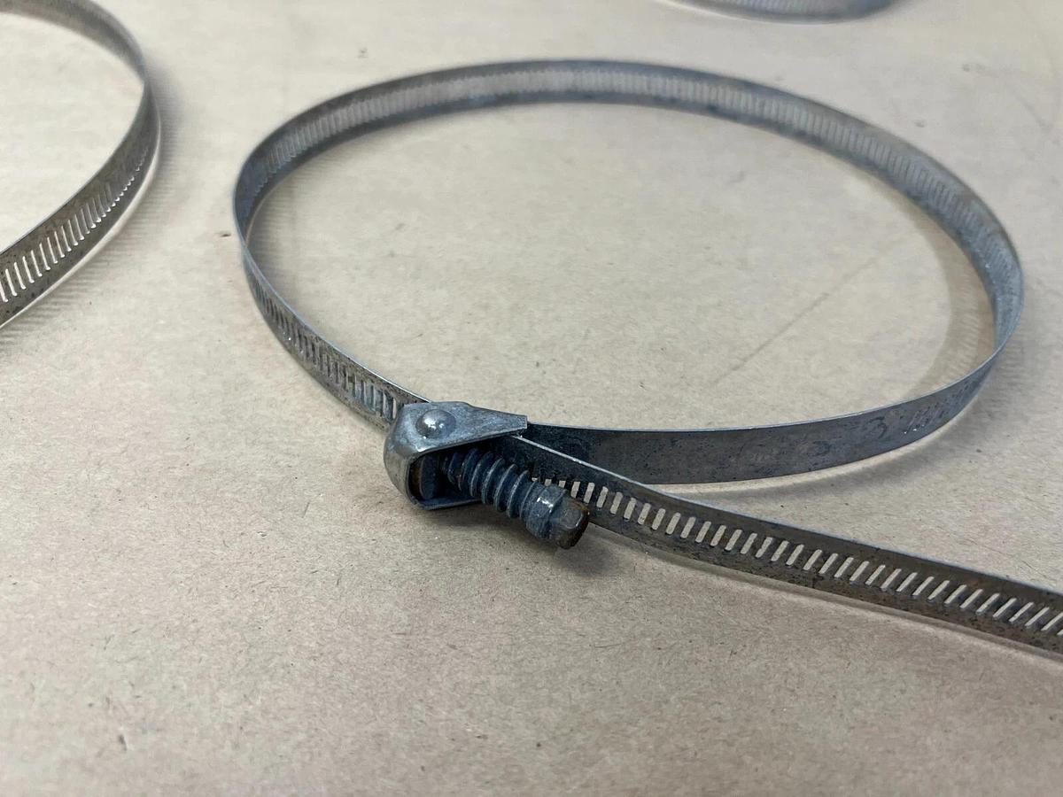 Used Stainless Steel Hose Clamps - Lot of 5