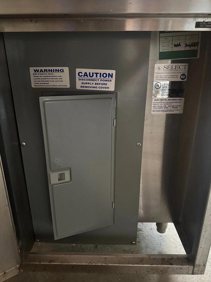 Used Marshall Air Systems 170525B208 Series 5000 Warming Rack, Work Station/SS Table