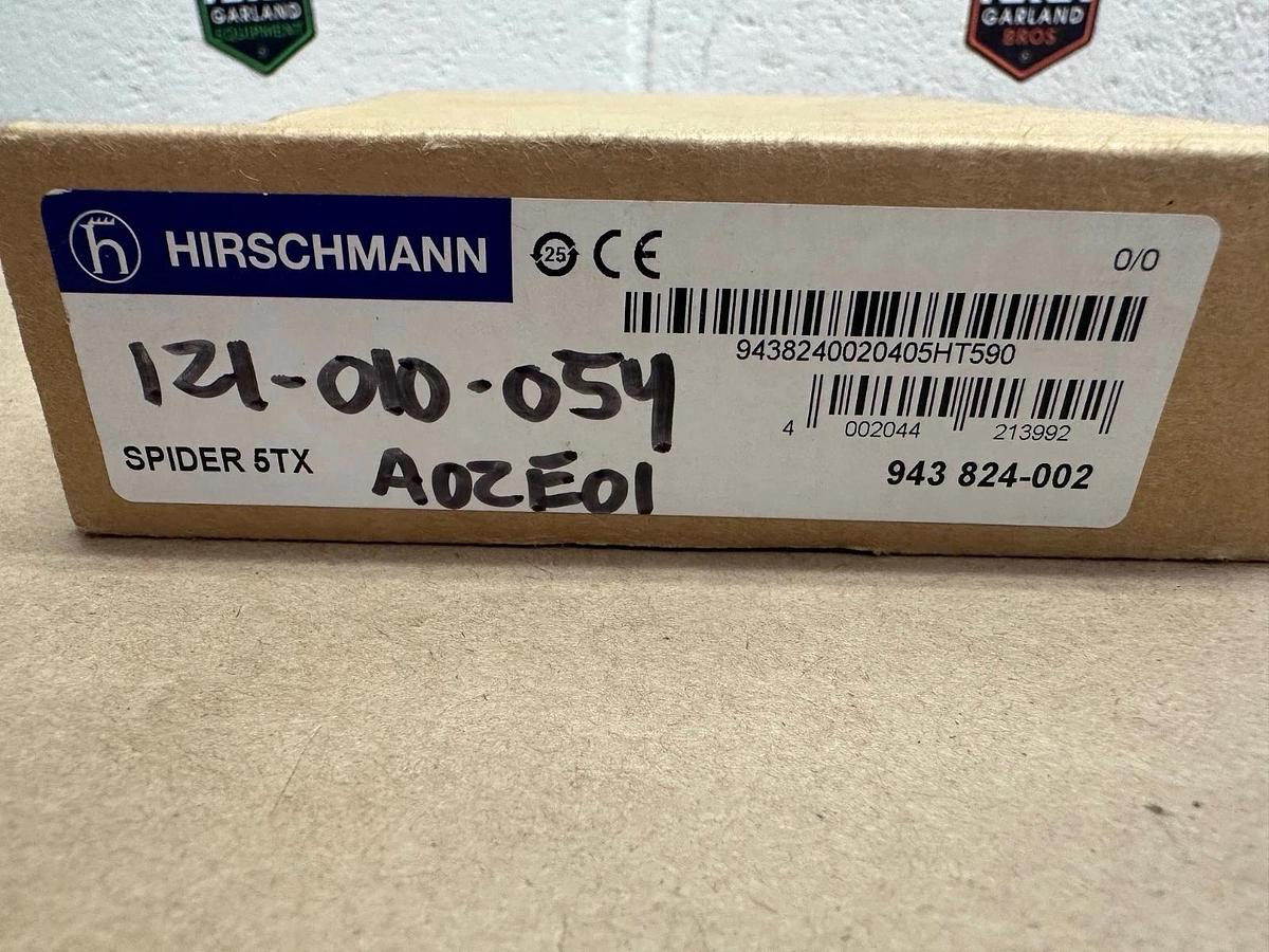Hirschmann Spider 5TX 943 824-002 Rail Switch *NEW*