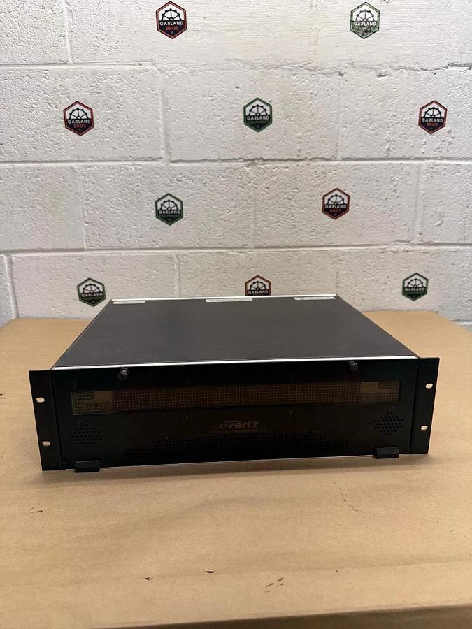 Used Evertz Microsystems 7700FR-C Multiframe Chassis, No Cards