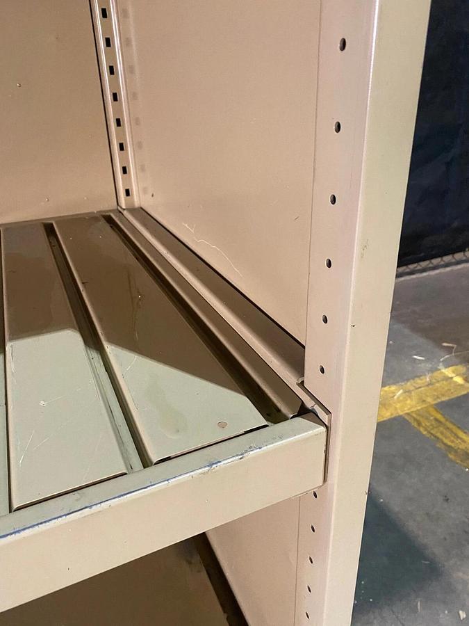 Used Equipto Heavy Duty 60” Tool/Storage Cabinet Open Shelf, H: 42.5", D: 27.75"