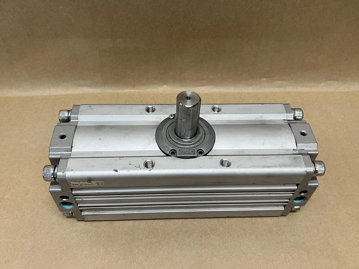 Used SMC CRA1BS100-180CZ Pneumatic Rotary Actuator