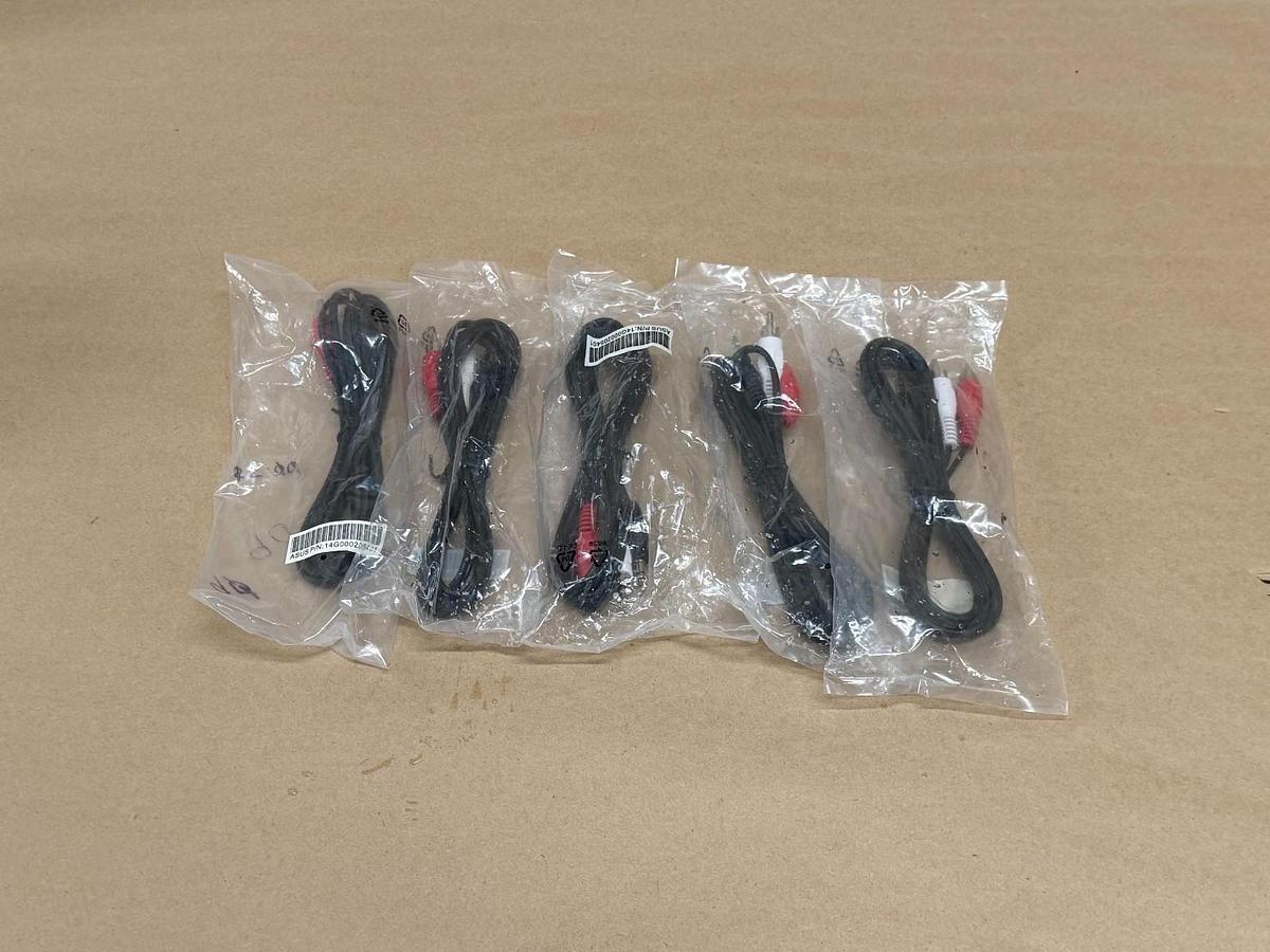 Used 14G000205401 Stereo RCA Audio Cable - Lot of 5