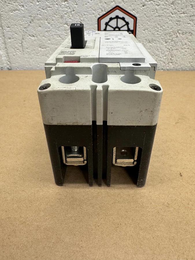 Used Eaton PDG22M0015TFFL 2 Pole 15A Circuit Breaker