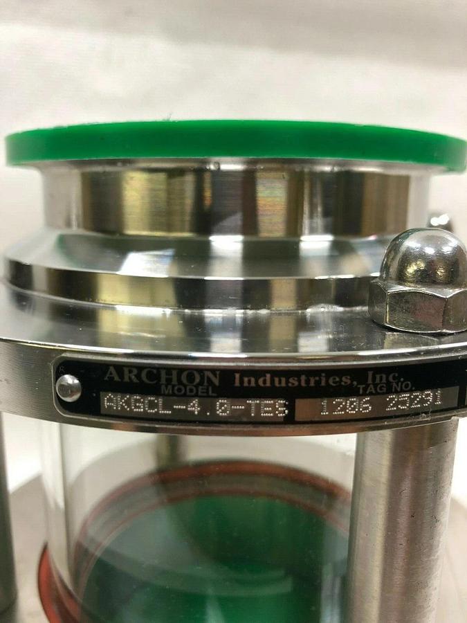 Archon Industries AKGCL-4.0-TES 4” Clamp-On Sigh Flow Indicator