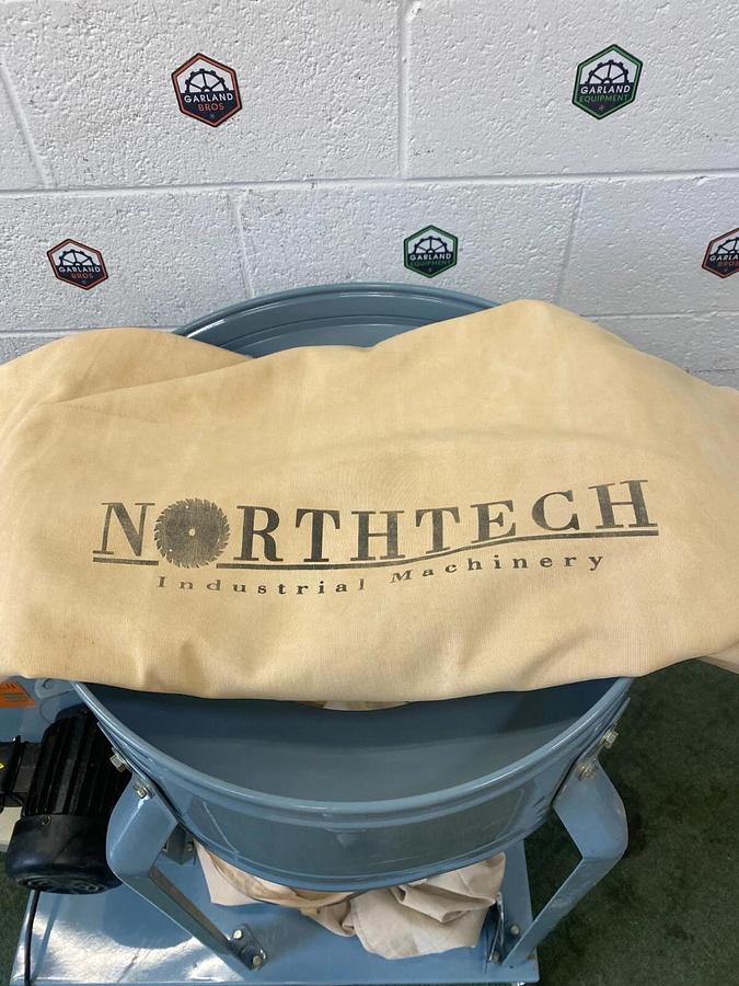 Used NorthTech Industrial Machinery NT-001-3 Dust Collector 2HP 3 ph 230/460V 2/4A