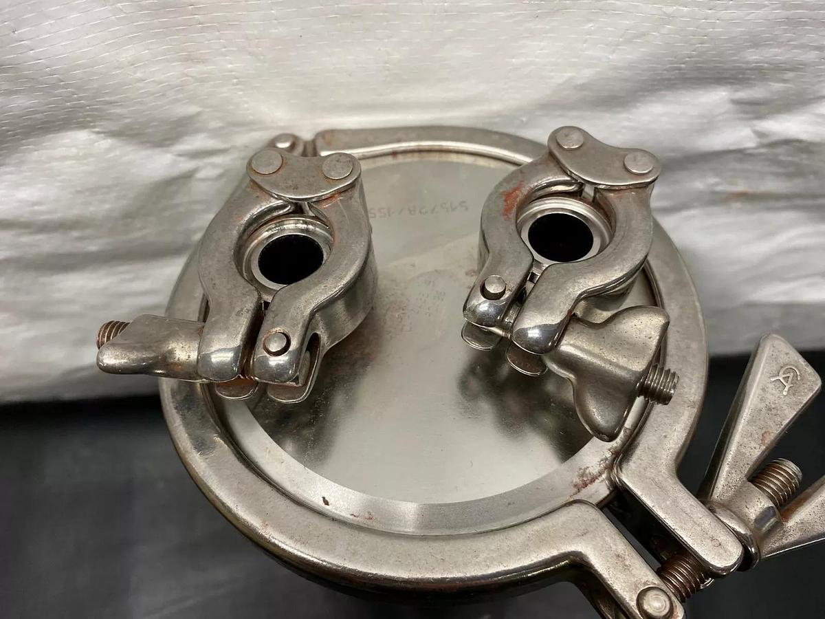 Used Millipore TNK401 Stainless Steel Filter Housing, 1/2" Inlets/Outlets