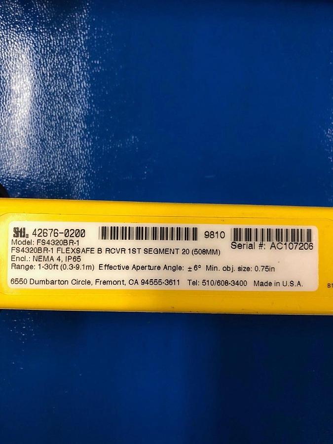 Used Sti FlexSafe FS4300 Series: FS4348BX-1, FS4320BR-1, FS4304BR-3, with cord