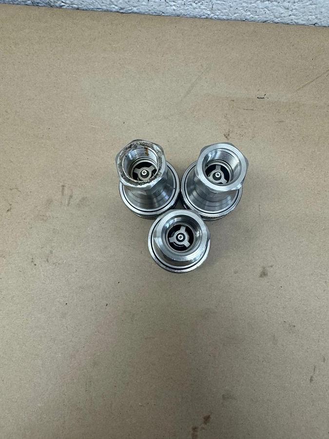 Used Dixon F-3HF3-SS Quick Connect Socket - Lot of 3
