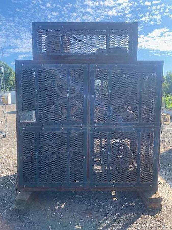 Used RMS Roller-Grinder 12x24 Triple Pair Roller Grinder with Feed Roll & Magnets