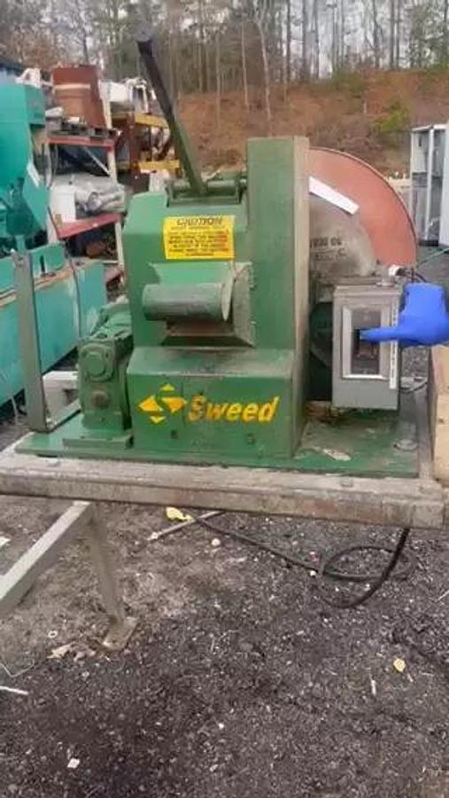 Used Sweed Machinery 510AE, Scrap Chopper, SN: 16852, w/ 1.5Hp Baldor Motor