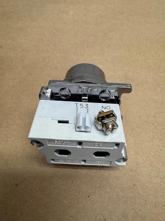 Used Eaton 10250T23B Push Button (Black) *NEW*
